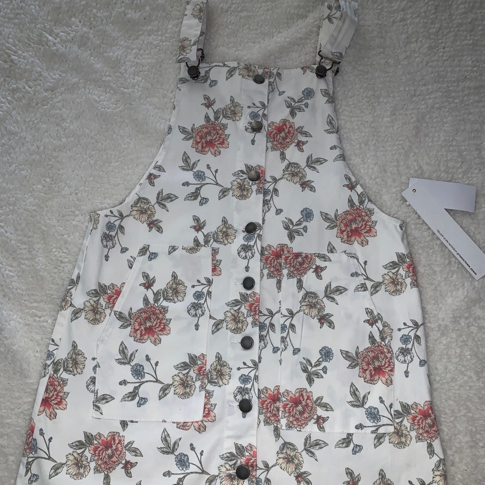 Over all flower print dress